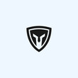 spartan shield logo or security logo