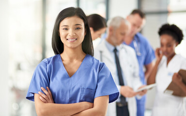 Wall Mural - Your health is of the utmost importance. Shot of doctors in a hospital.