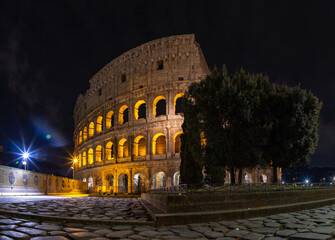 Wall Mural - Colosseum at Night