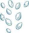 © Good Studio - Seeds Monochrome Hand Drawn Illustration