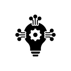 Wall Mural - Digital Innovation icon in vector. logotype