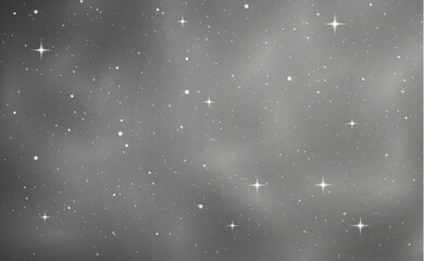 Wall Mural - star gray backgrond in fog, cosmos, galaxy, space