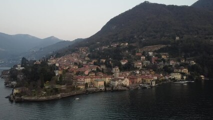 Wall Mural - Landscape of Torno a village on Lake Como