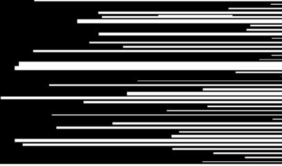 Fototapete - Random straight parallel lines, stripes geometric vector pattern