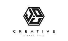 JOC Creative Square Frame Three Letters Logo