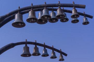 The bell object of Expo '70 Commemorative Park, Suita City, Osaka Prefecture.