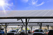 Structure de panneau solaire d'un parking