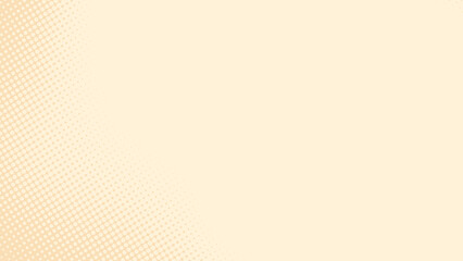 Poster - Abstract dots halftone brown color pattern gradient texture background.