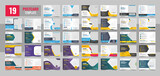 Fototapeta  - Corporate postcard design template. amazing and modern postcard design. stylish corporate postcard design bundle