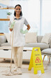 © Cara C C/peopleimages.com - Doing some spring cleaning. Shot of a young woman posing with a mop.