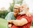 woman man outdoor senior couple happy lifestyle retirement together smiling love fun elderly active vitality nature mature