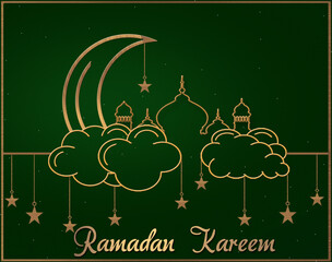 ramadan kareem for muslim people holly month