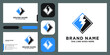 © AishiPutri - Creative Thunder Concept Logo Design with business card Template