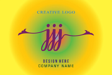 JJJ lettering logo is simple, easy to understand and authoritative