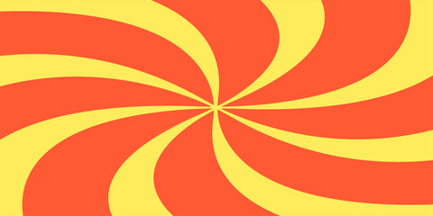 Poster - Swirling radial rays space background pop art candy lollipop vortex sun rays
