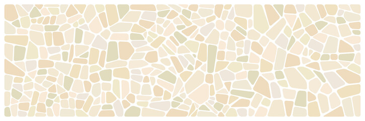 White stone mosaic texture design