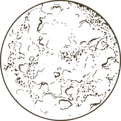 Wall Mural - celestial body hand drawn illustration