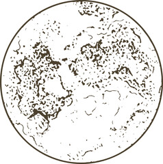 Wall Mural - celestial body hand drawn illustration