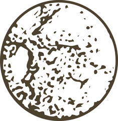 Wall Mural - celestial body hand drawn illustration