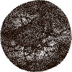 Wall Mural - round celestial body hand drawn dotwork illustration
