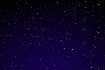 dark blue starry night sky. vector