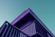 © Scopio - Low angle view of purple building under blue sky