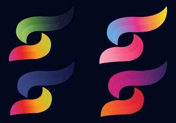 s letter logo design