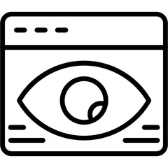 Poster - View Icon