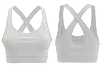 Sports Bra Women's , workout   ( White )