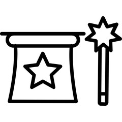 Sticker - Magic Trick Icon