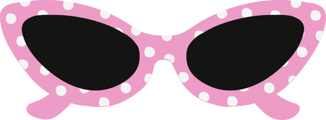 Wall Mural - trendy sunglasses colored illustration