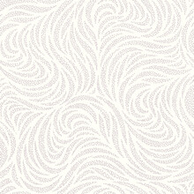 Seamless Abstract  White Background With Grey Weaves. Vector Pattern