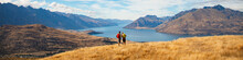 Panoramic Landscape View The Remarkables National Park New Zealand