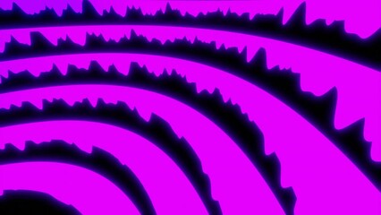 Poster - Hypnotic distortion of moving lines. Design. Part of rotating funnel with stripes. Black stripes move in rotating funnel