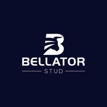 Creative B Letter Bull Icon Vector Logo Design File Eps 10