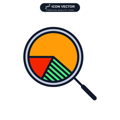 Wall Mural - Analysis icon symbol template for graphic and web design collection logo vector illustration