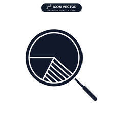 Wall Mural - Analysis icon symbol template for graphic and web design collection logo vector illustration