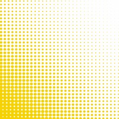 Wall Mural - abstract background with yellow dots