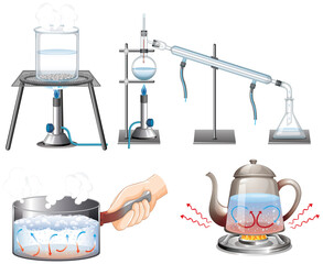 Wall Mural - science experiments with water