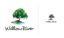Willow Tree Vector Logo Template. That Was Created To Highlight The Organic. This Concept Could Be Used For Recycling, Environmental Associations, Landscape Business, Park, Home Developers, Farms.