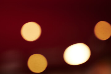 Wall Mural - Defocused Image Of Illuminated Lights At Night
