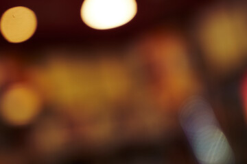 Wall Mural - Defocused Image Of Illuminated Lights At Night