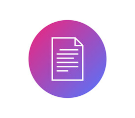 Fototapete - Document and paper flat illustration.