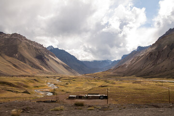 Sticker - Photo of mountains and a cloudy sky in Argentina