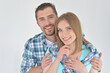 © aletia2011 - Portrait of happy young couple posing at home
