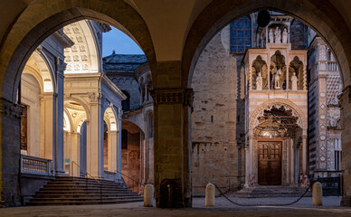 Sticker - Beautiful exterior of The Basilica of Santa Maria Maggiore in Italy