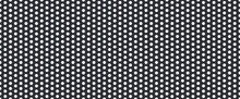 Metal Mesh. Pattern Of Perforated Metal. Black Mesh Texture. Perforated Steel. Circle Hole In Steel Plate. Iron Sieve. Seamless Background. Vector