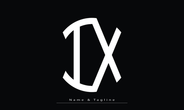 Alphabet letters Initials Monogram logo IX , XI