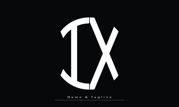 Alphabet letters Initials Monogram logo IX , XI