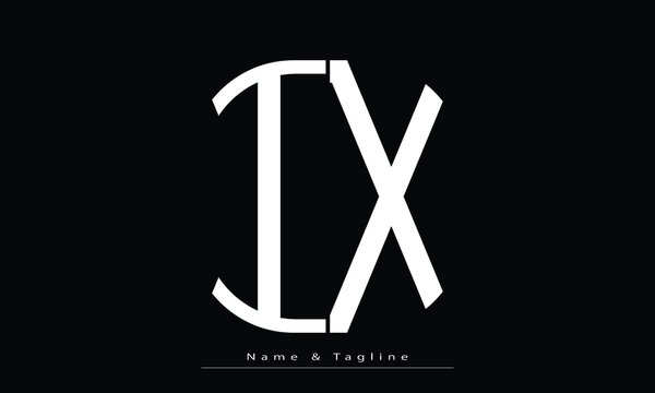 Alphabet letters Initials Monogram logo IX , XI